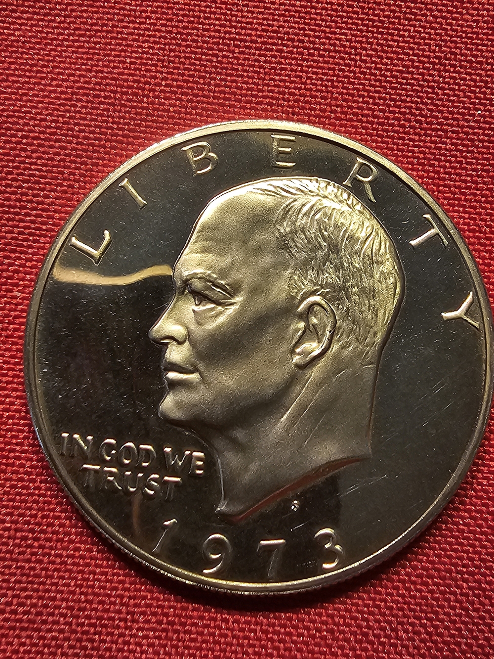 1973-S Clad Proof Dcam Eisenhower Dollar